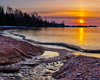 Dean Seaton Photgraphy - Sunrise Lake Superior - #7294-13